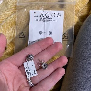 Lagos signature caviar studs